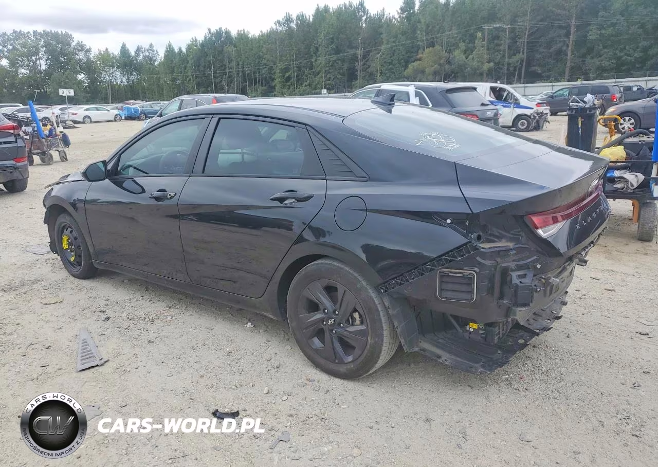 2021 Hyundai Elantra Blue VIN:KMHLM4AJ2MU004173 - 2