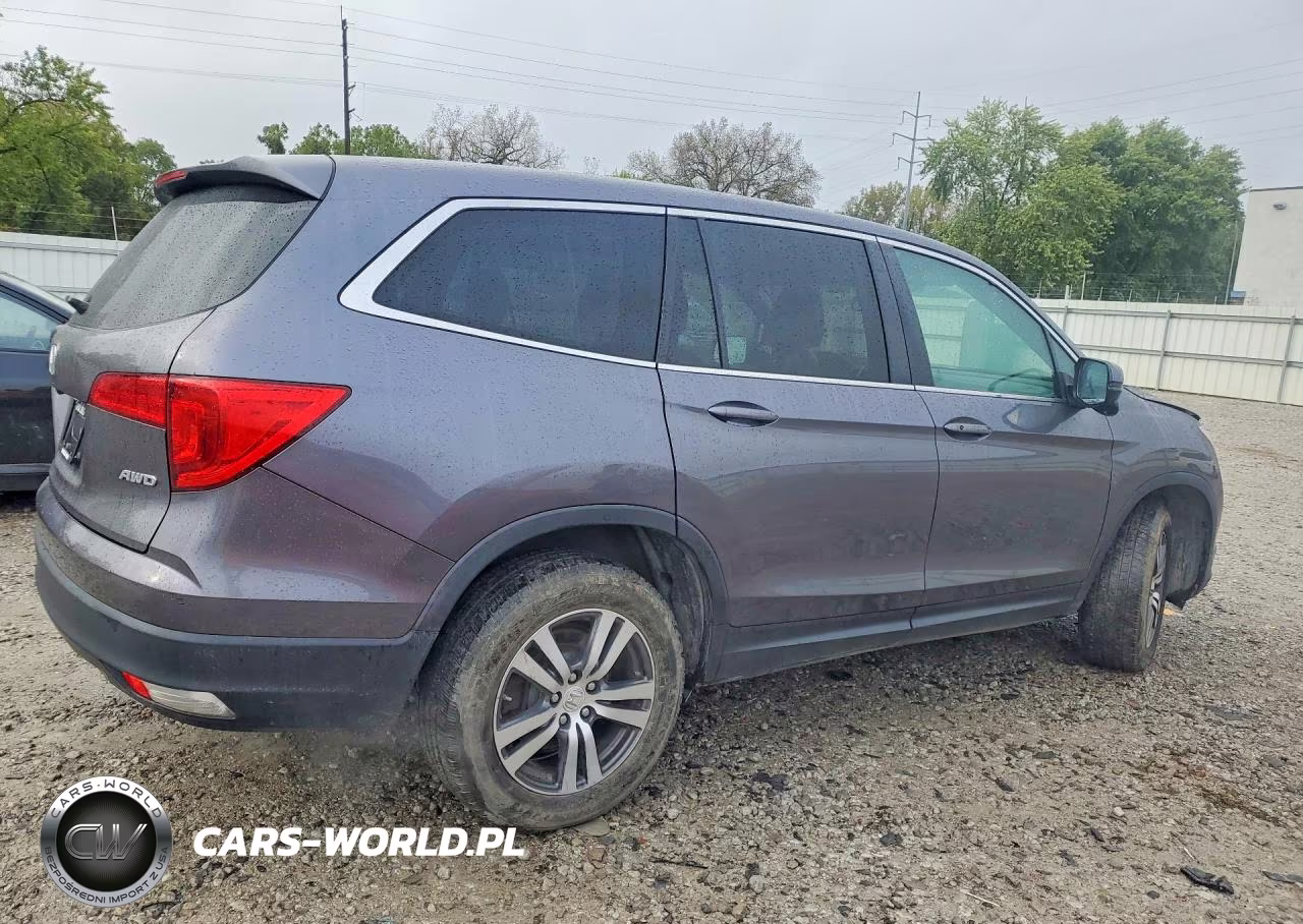 2017 Honda Pilot Exl VIN:5FNYF6H58HB021695 - 3