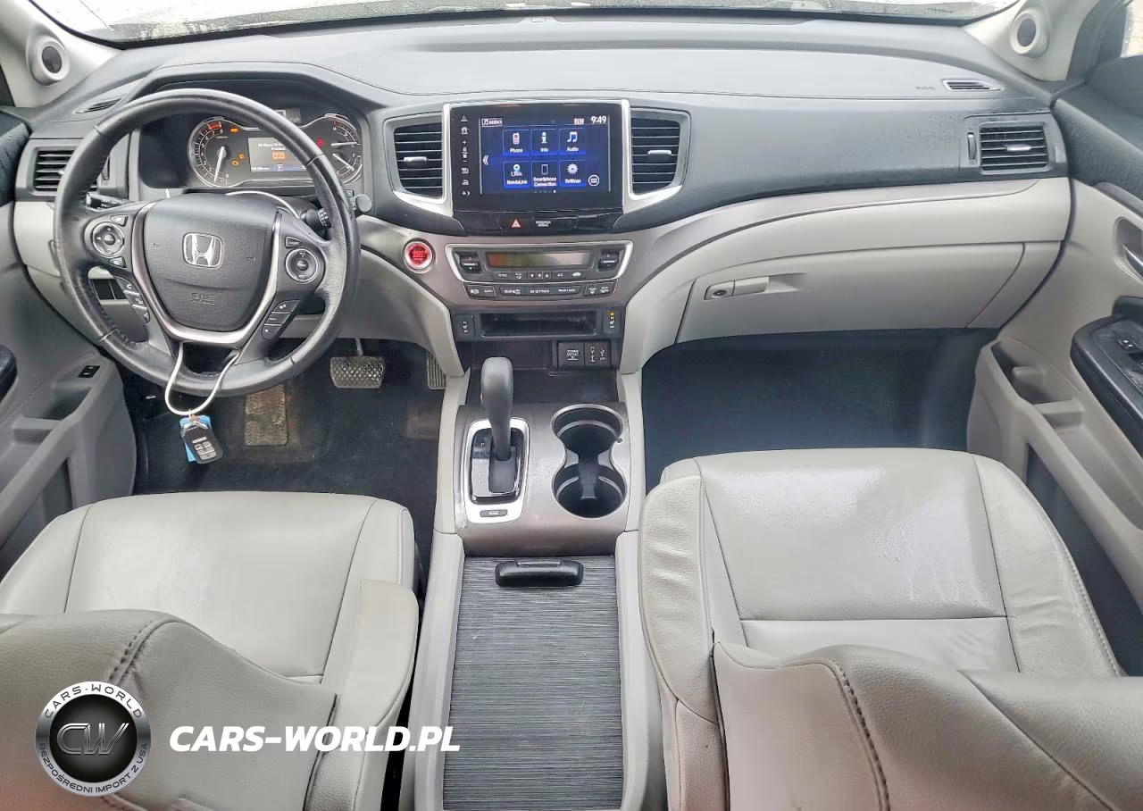 2017 Honda Pilot Exl VIN:5FNYF6H58HB021695 - 8