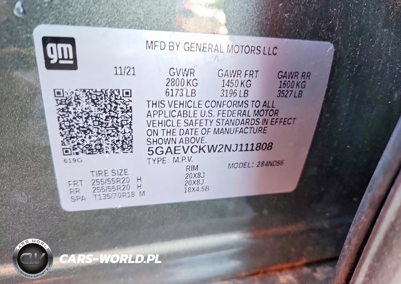 2022 Buick Enclave Avenir VIN:5GAEVCKW2NJ111808 - 13