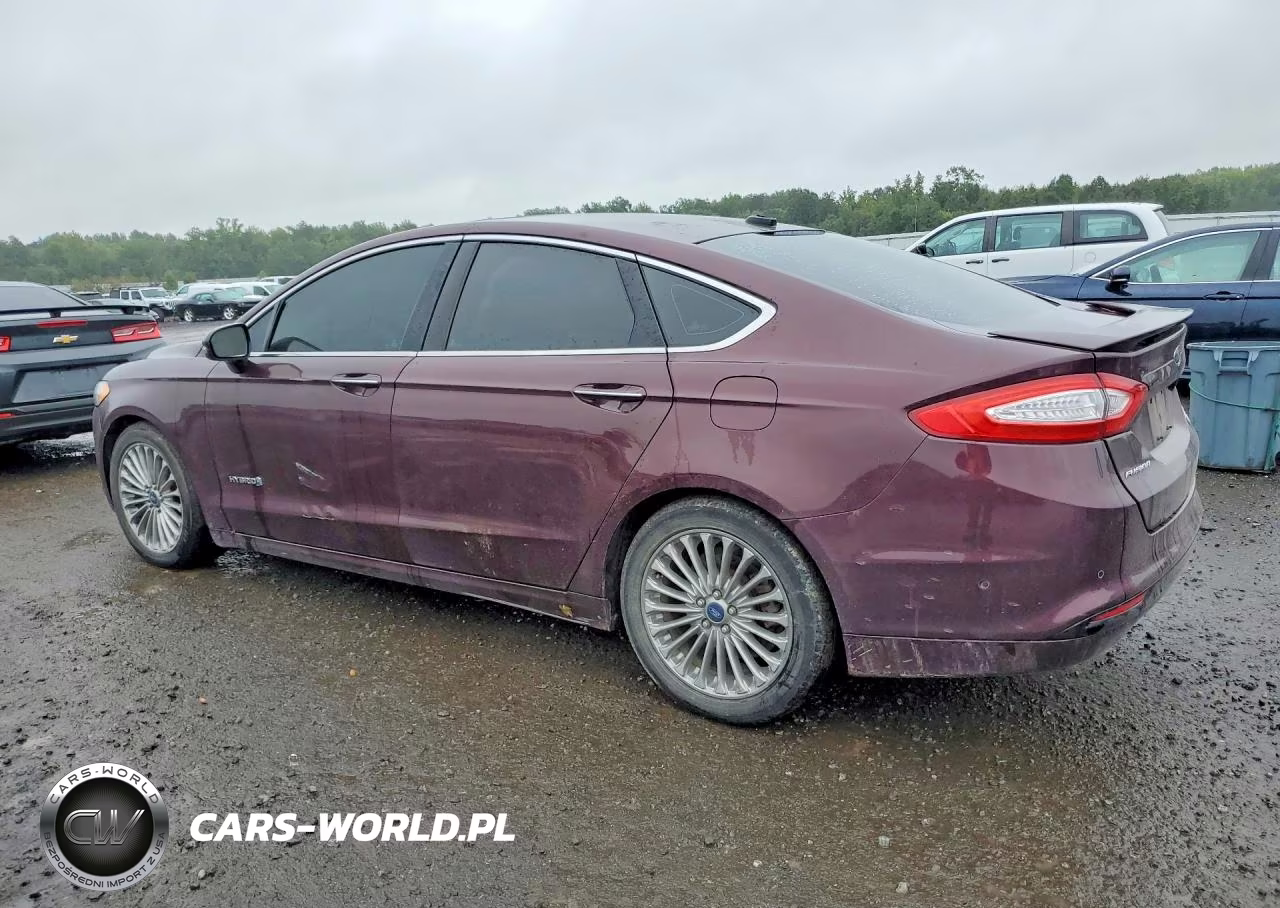 2013 Ford Fusion Titanium Hev VIN:3FA6P0RU0DR295592 - 2
