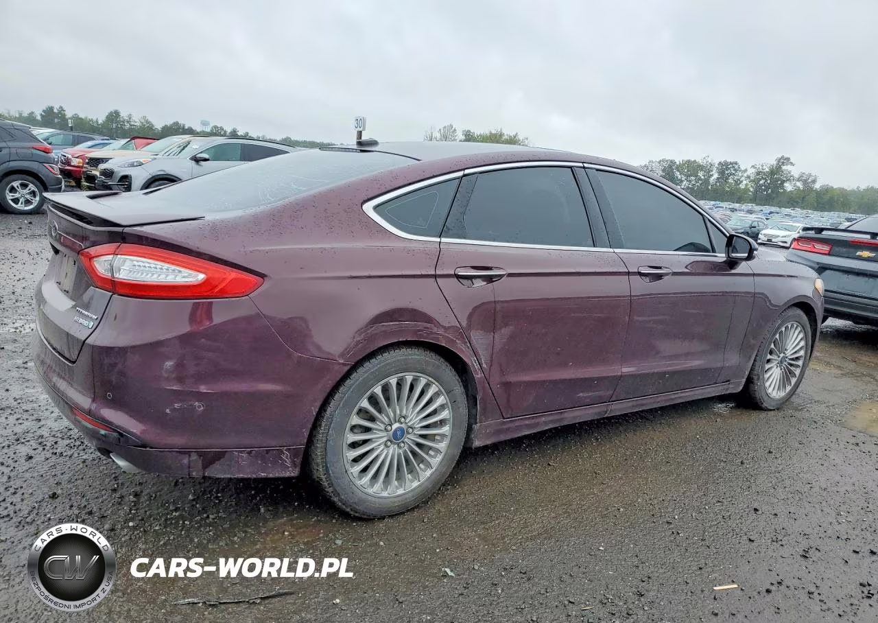 2013 Ford Fusion Titanium Hev VIN:3FA6P0RU0DR295592 - 3