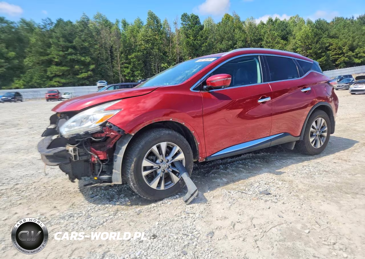 2016 Nissan Murano Sl VIN:5N1AZ2MH5GN170661 - 1