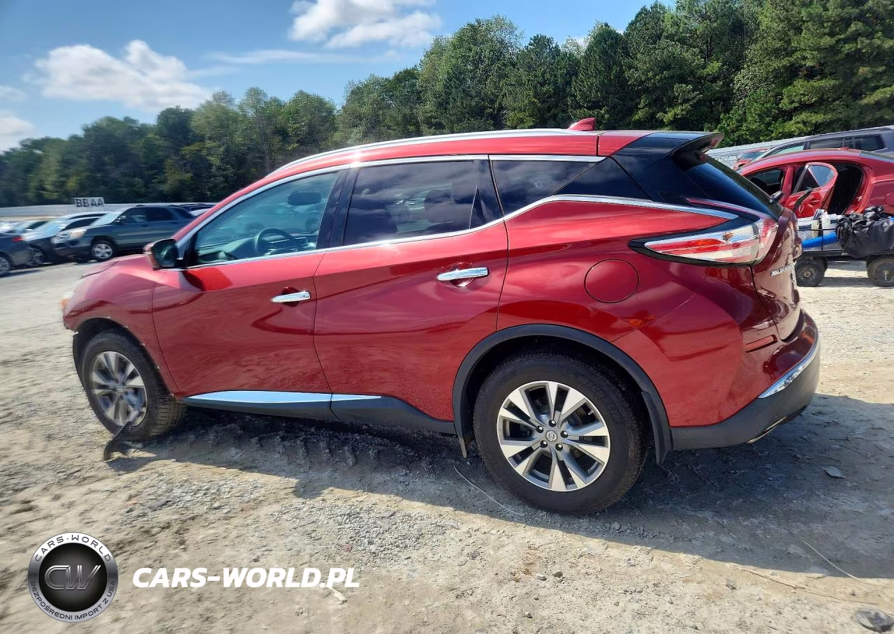 2016 Nissan Murano Sl VIN:5N1AZ2MH5GN170661 - 2