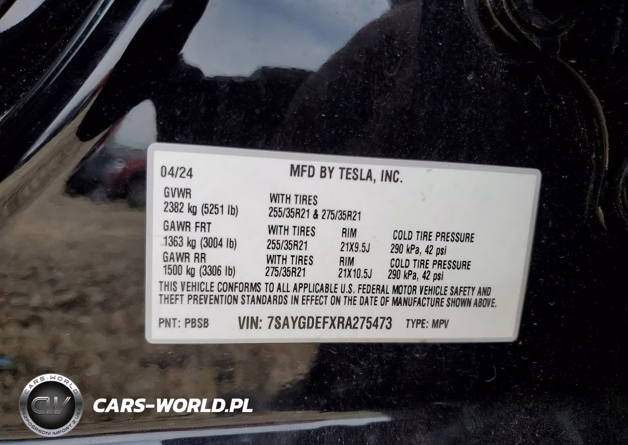 2024 Tesla Model Y VIN:7SAYGDEFXRA275473 - 12