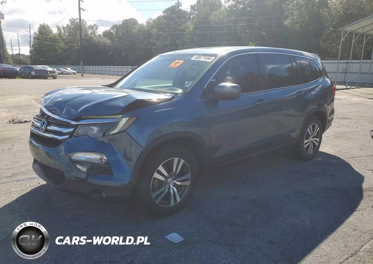 2016 Honda Pilot Exl VIN:5FNYF5H52GB040638 - 1