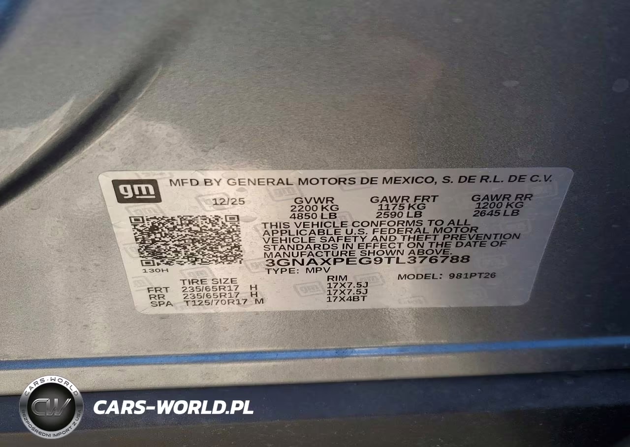 2026 Chevrolet Equinox Lt VIN:3GNAXPEG9TL376788 - 14