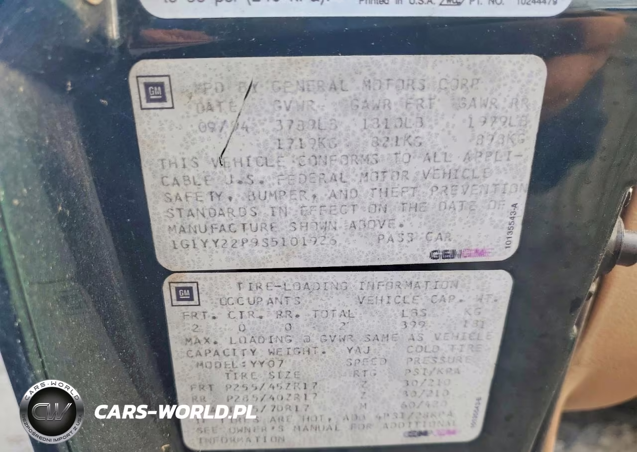 1995 Chevrolet Corvette VIN:1G1YY22P9S5101926 - 12