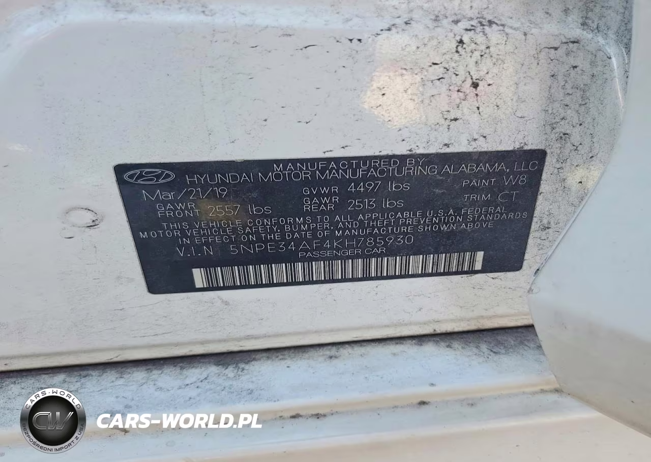 2019 Hyundai Sonata Sel VIN:5NPE34AF4KH785930 - 13