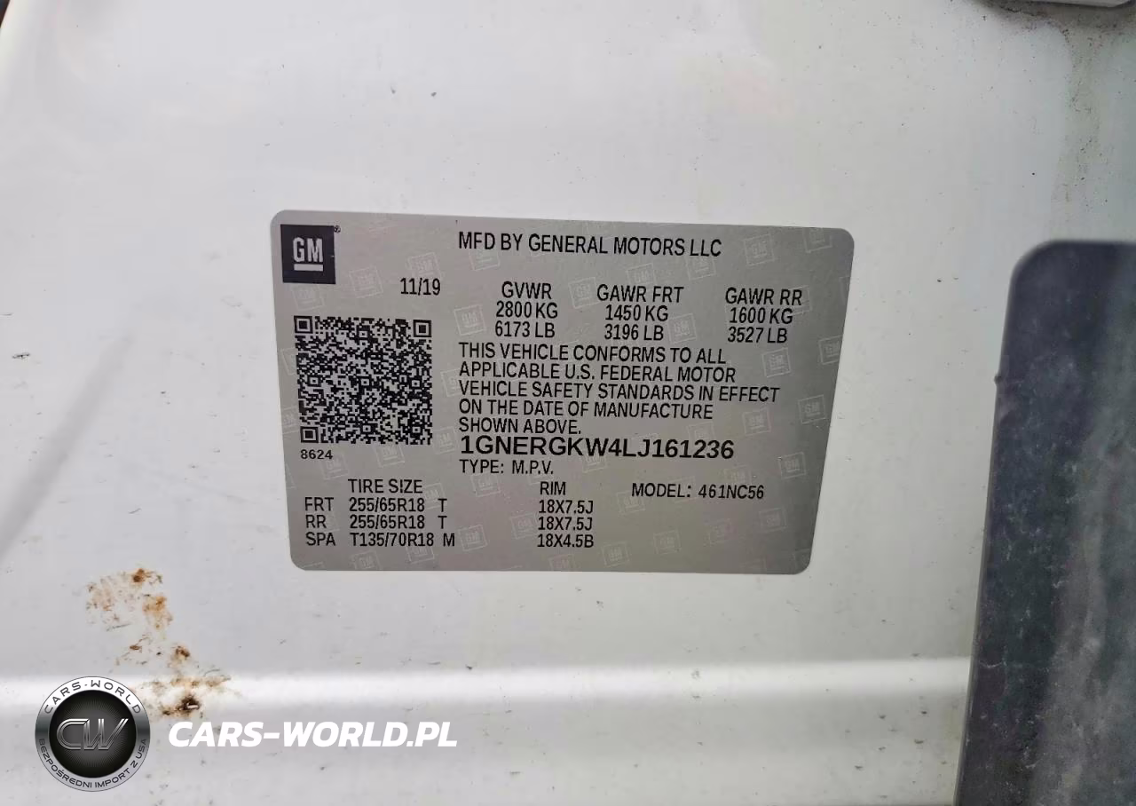 2020 Chevrolet Traverse Lt VIN:1GNERGKW4LJ161236 - 14
