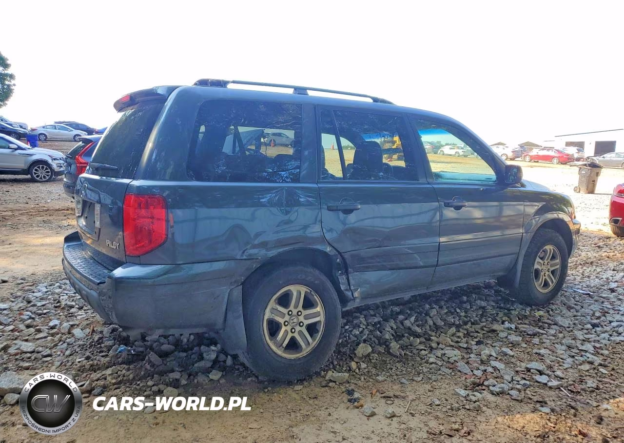 2005 Honda Pilot Exl VIN:5FNYF18505B057380 - 3
