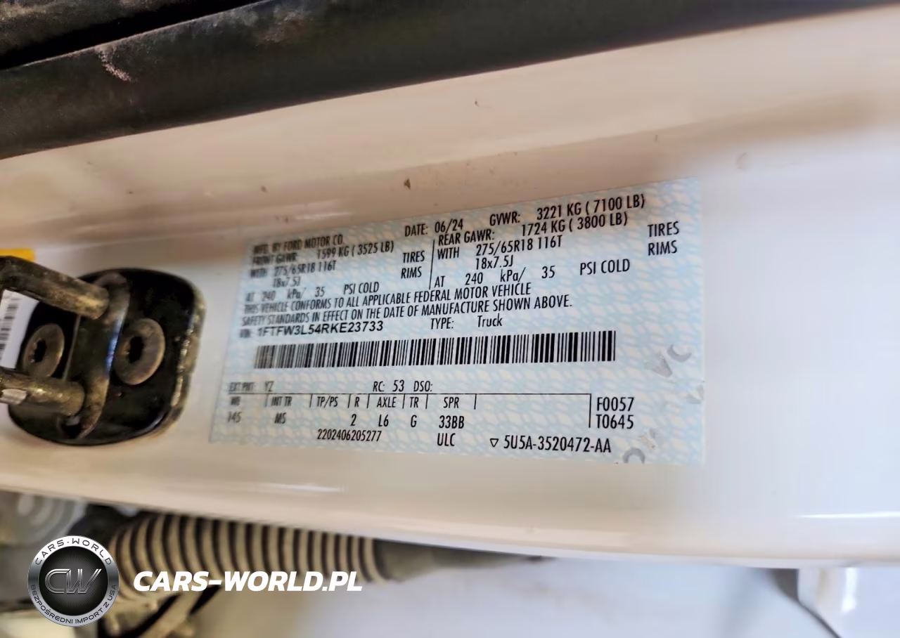 2024 Ford F150 Xlt VIN:1FTFW3L54RKE23733 - 12