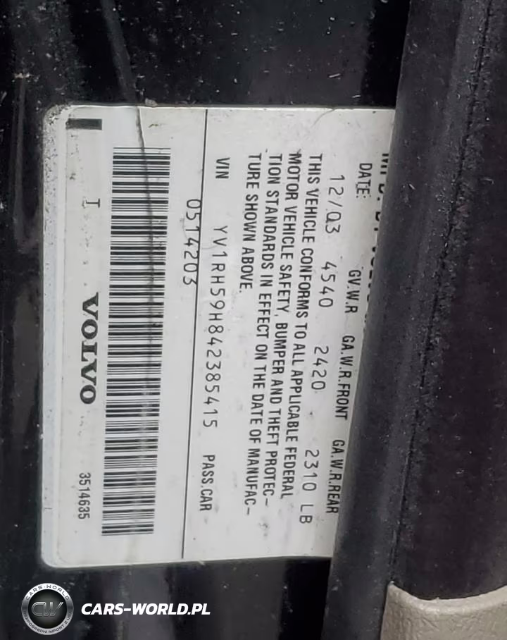2004 Volvo S60 2.5T VIN:YV1RH59H842385415 - 12