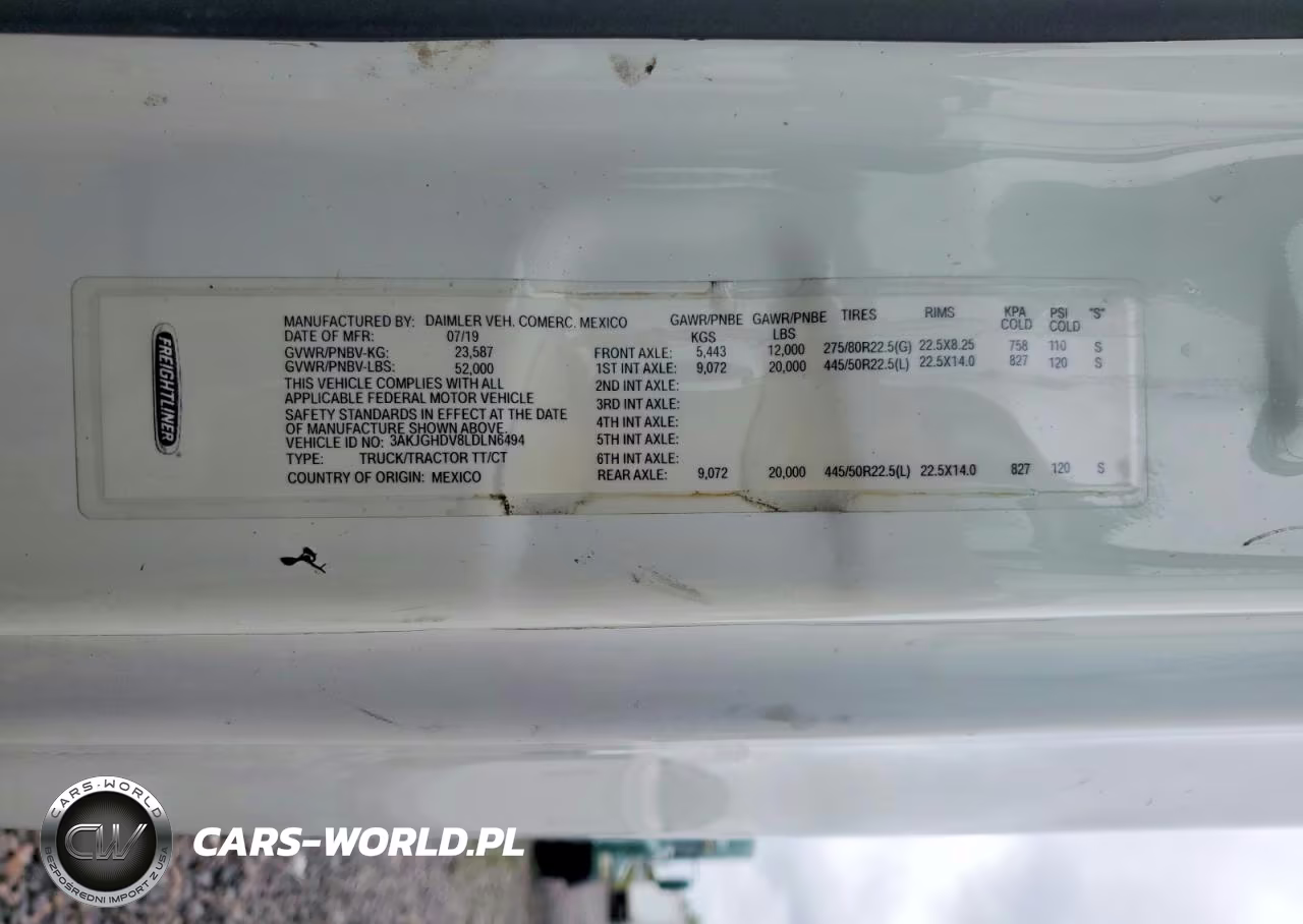 2020 Freightliner Cascadia 113 Semi Truck VIN:3AKJGHDV8LDLN6494 - 12