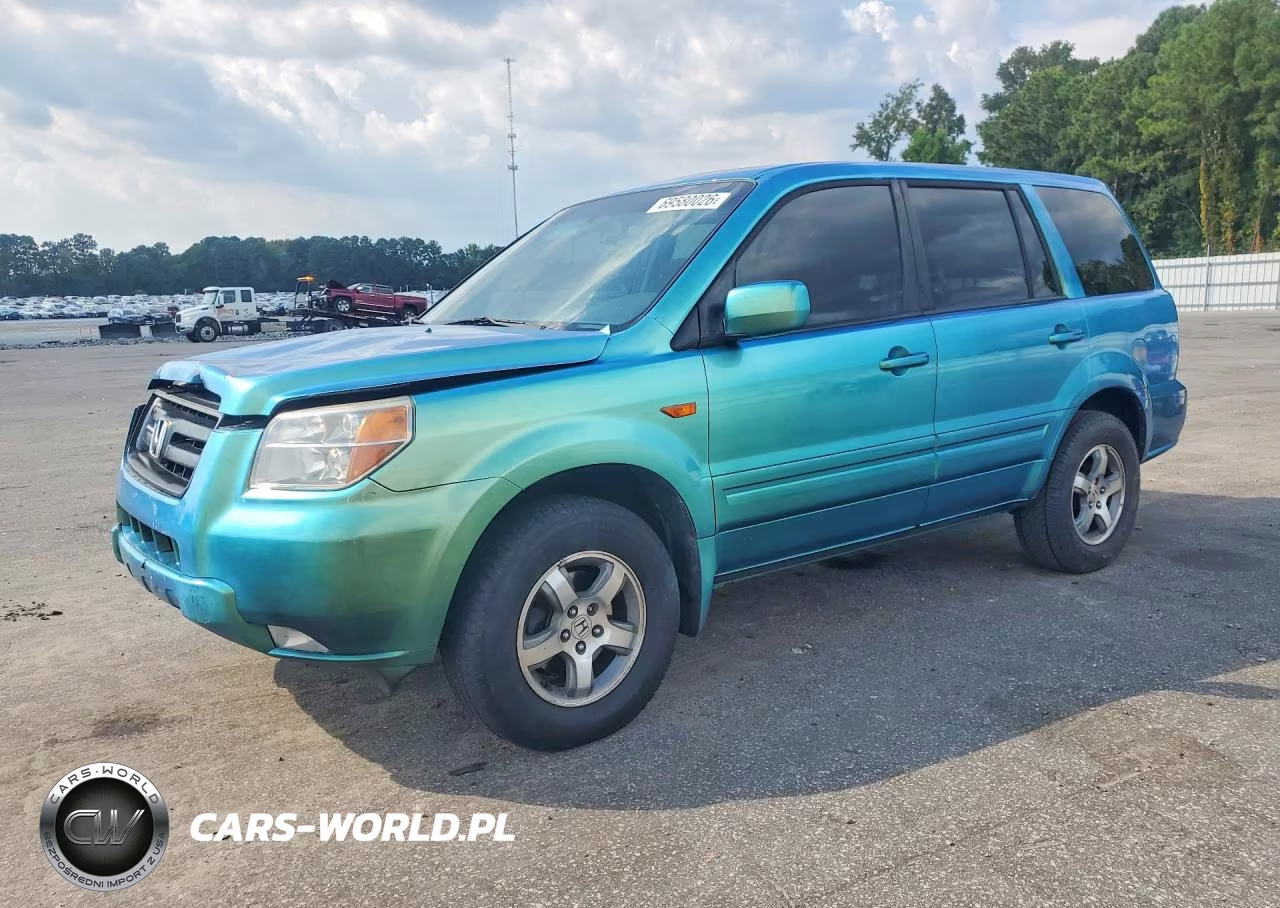 2007 Honda Pilot Exl VIN:5FNYF28597B039789 - 1