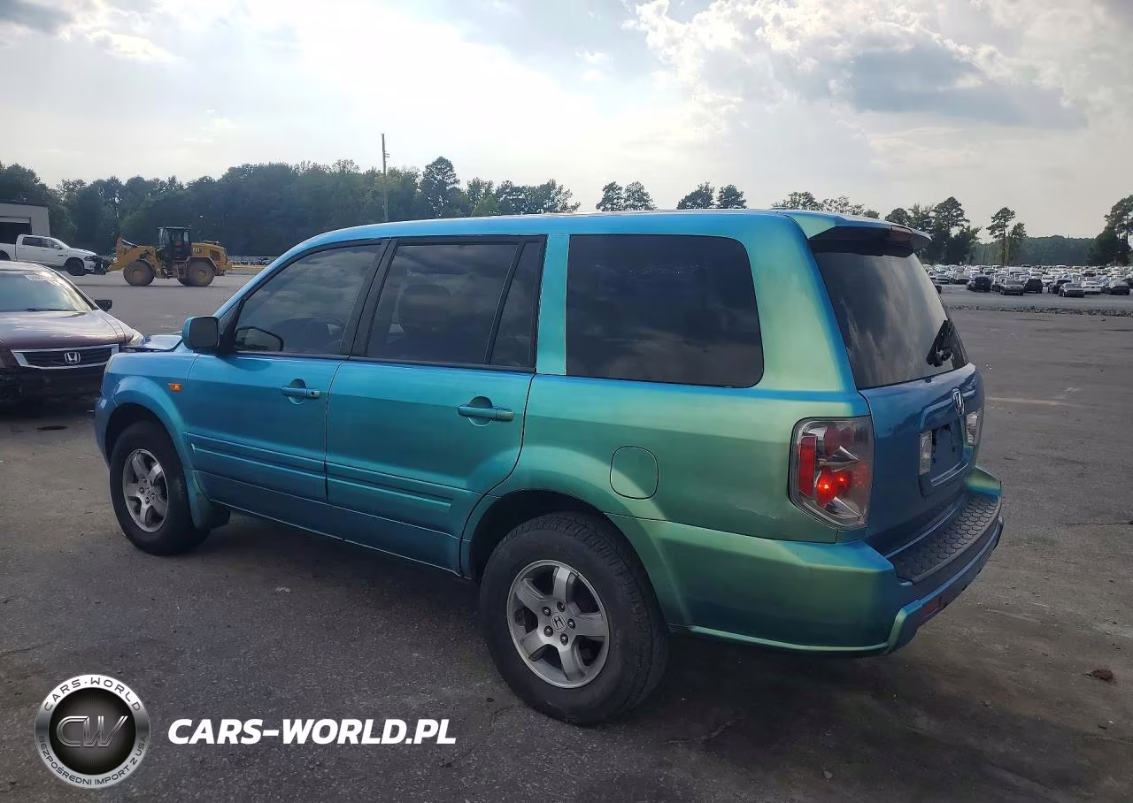 2007 Honda Pilot Exl VIN:5FNYF28597B039789 - 2