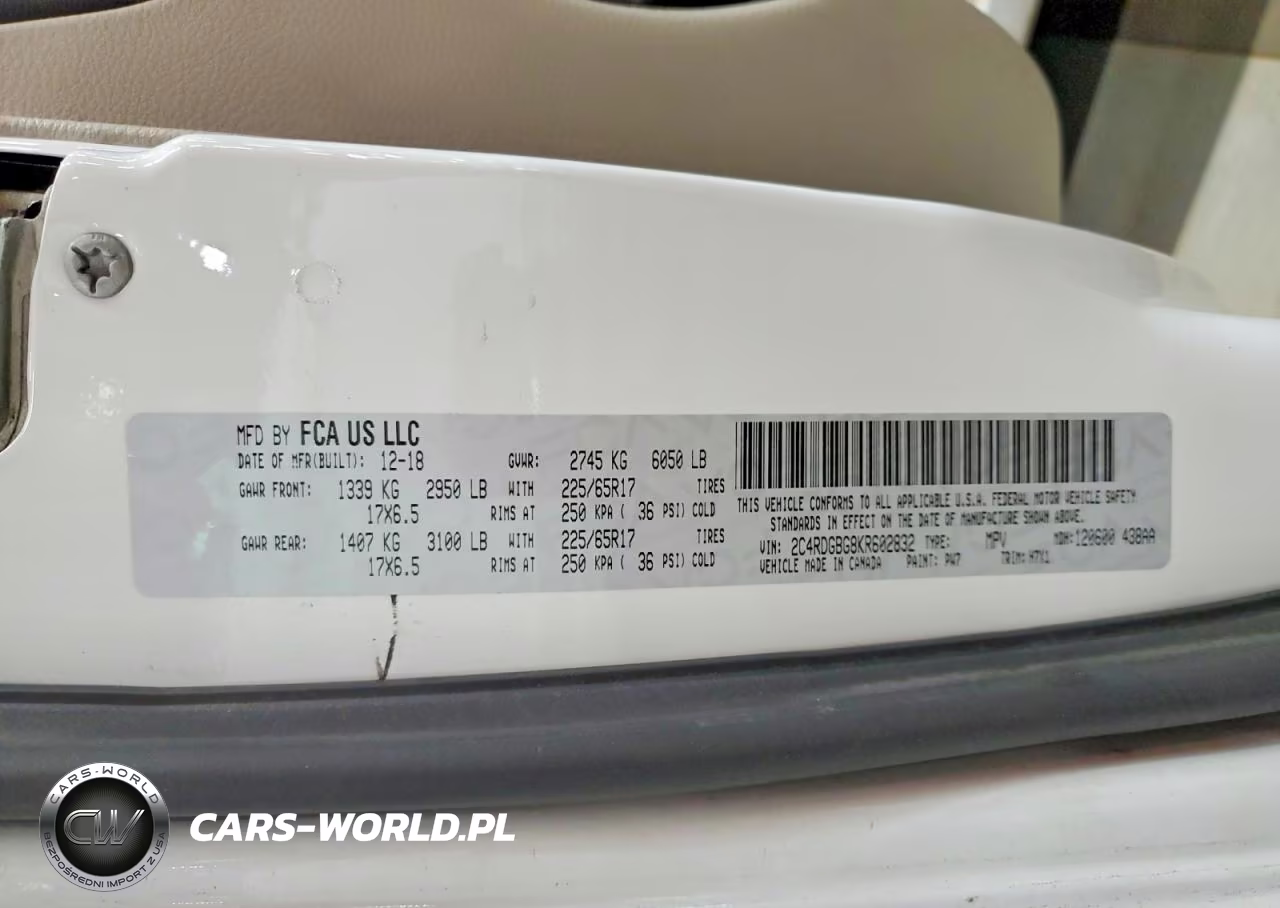 2019 Dodge Grand Caravan Se VIN:2C4RDGBG8KR602832 - 13