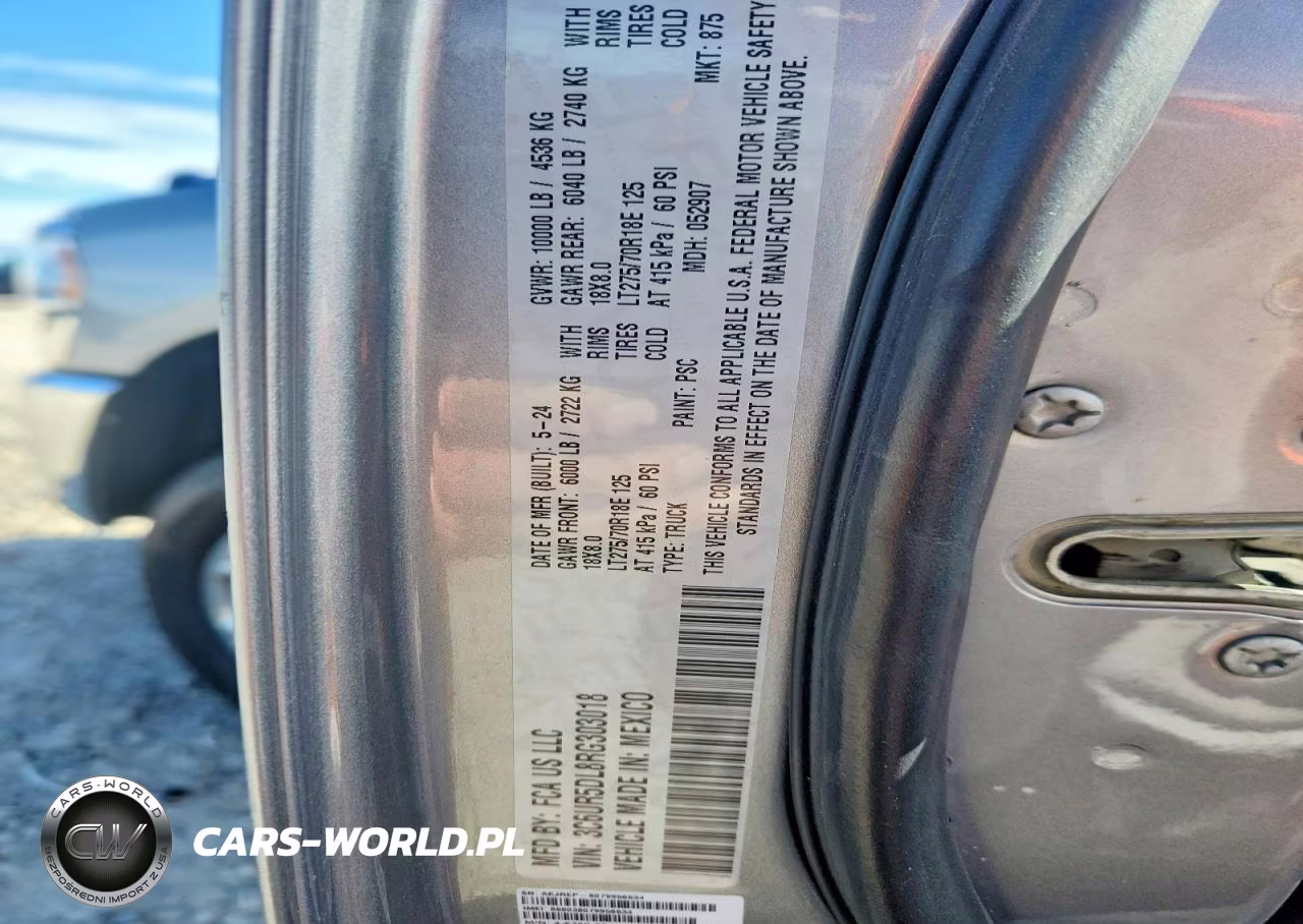 2024 Ram 2500 Big Horn VIN:3C6UR5DL8RG303018 - 12
