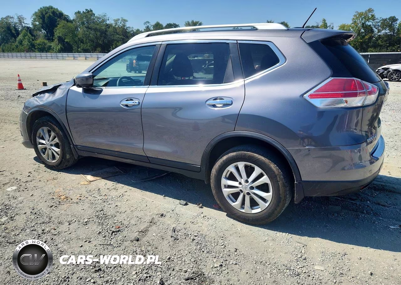 2016 Nissan Rogue Sv VIN:KNMAT2MV5GP667225 - 2