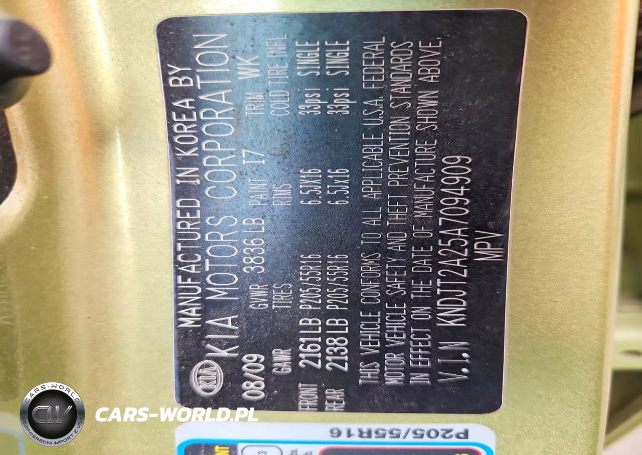 2010 Kia Soul + VIN:KNDJT2A25A7094909 - 12