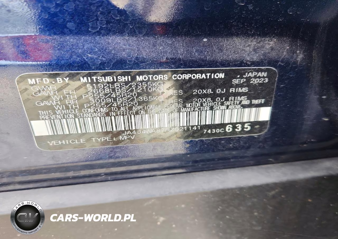 2024 Mitsubishi Outlander Sel VIN:JA4J4WA87RZ021141 - 13