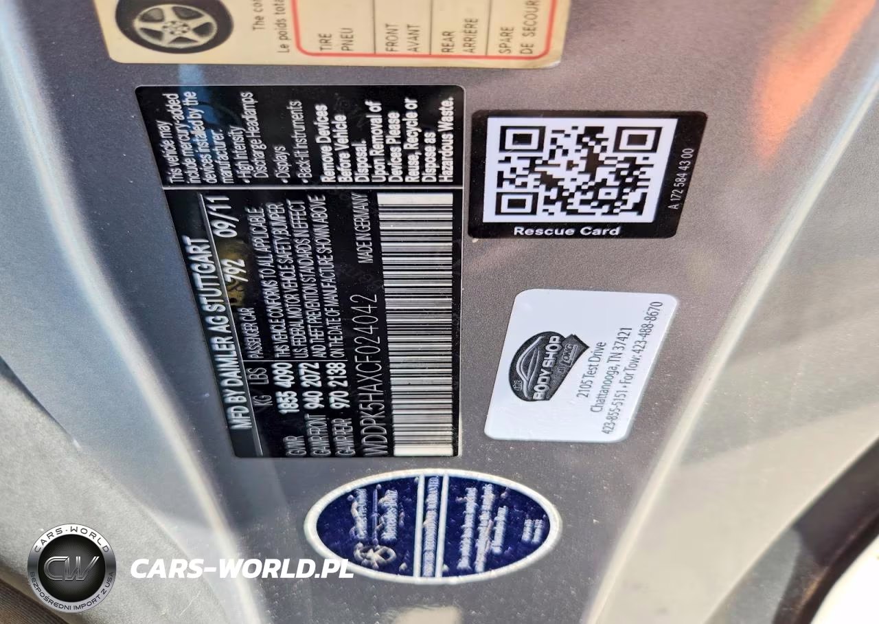 2012 Mercedes-Benz Slk 350 VIN:WDDPK5HAXCF024042 - 12