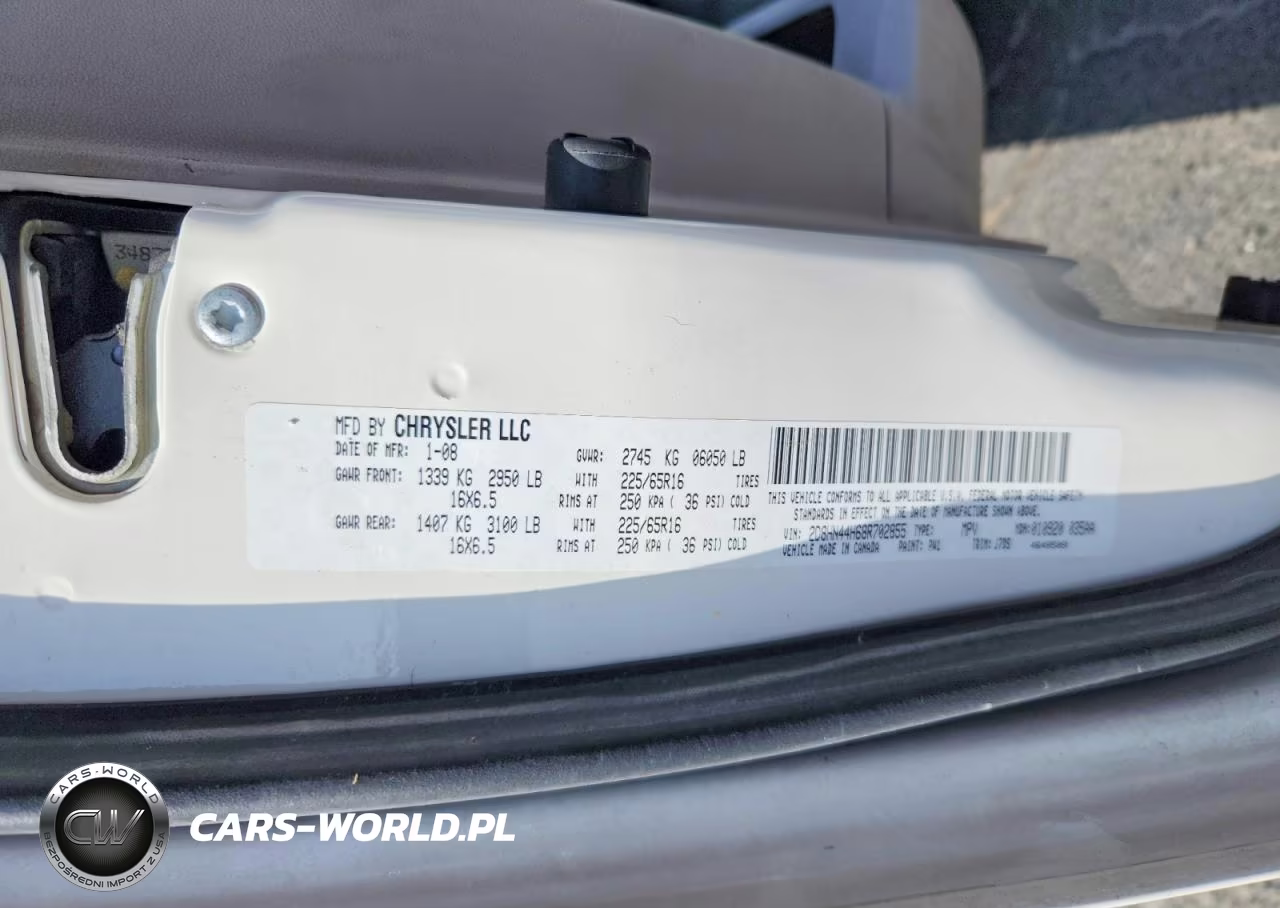 2008 Dodge Grand Caravan Se VIN:2D8HN44H68R702855 - 13