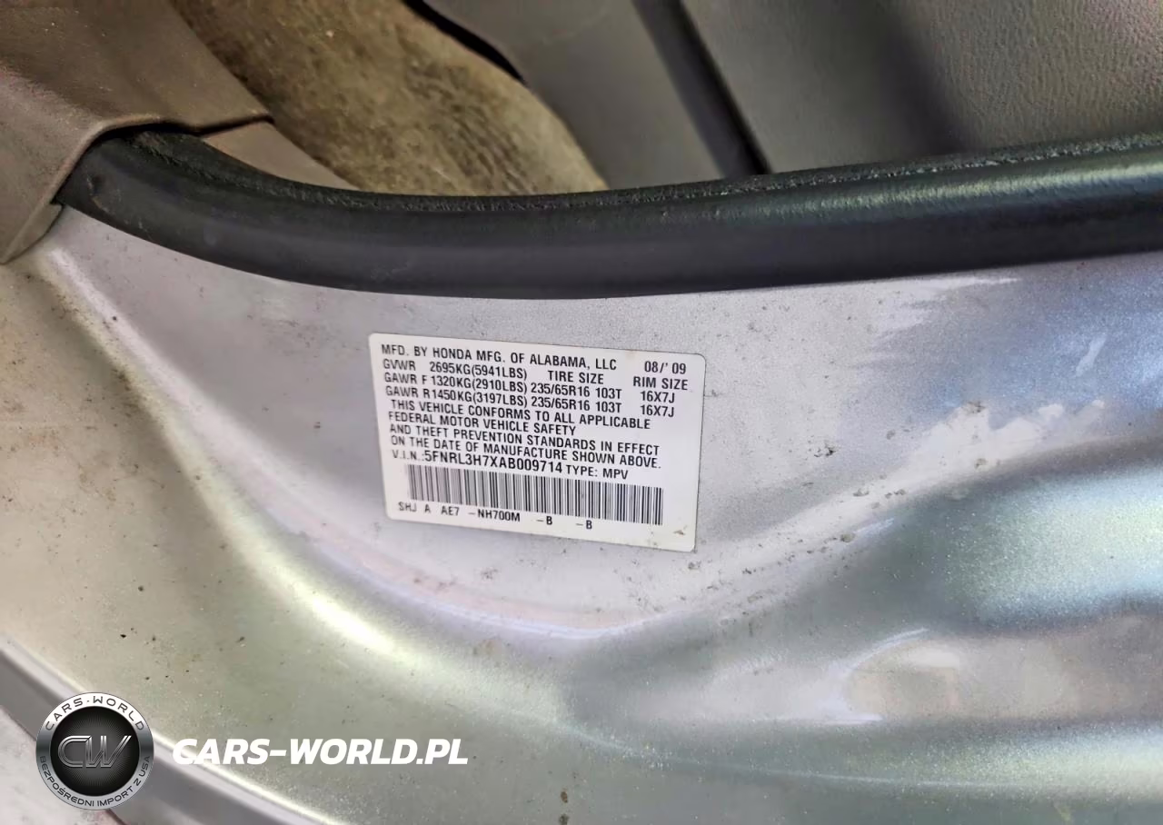 2010 Honda Odyssey Exl VIN:5FNRL3H7XAB009714 - 13