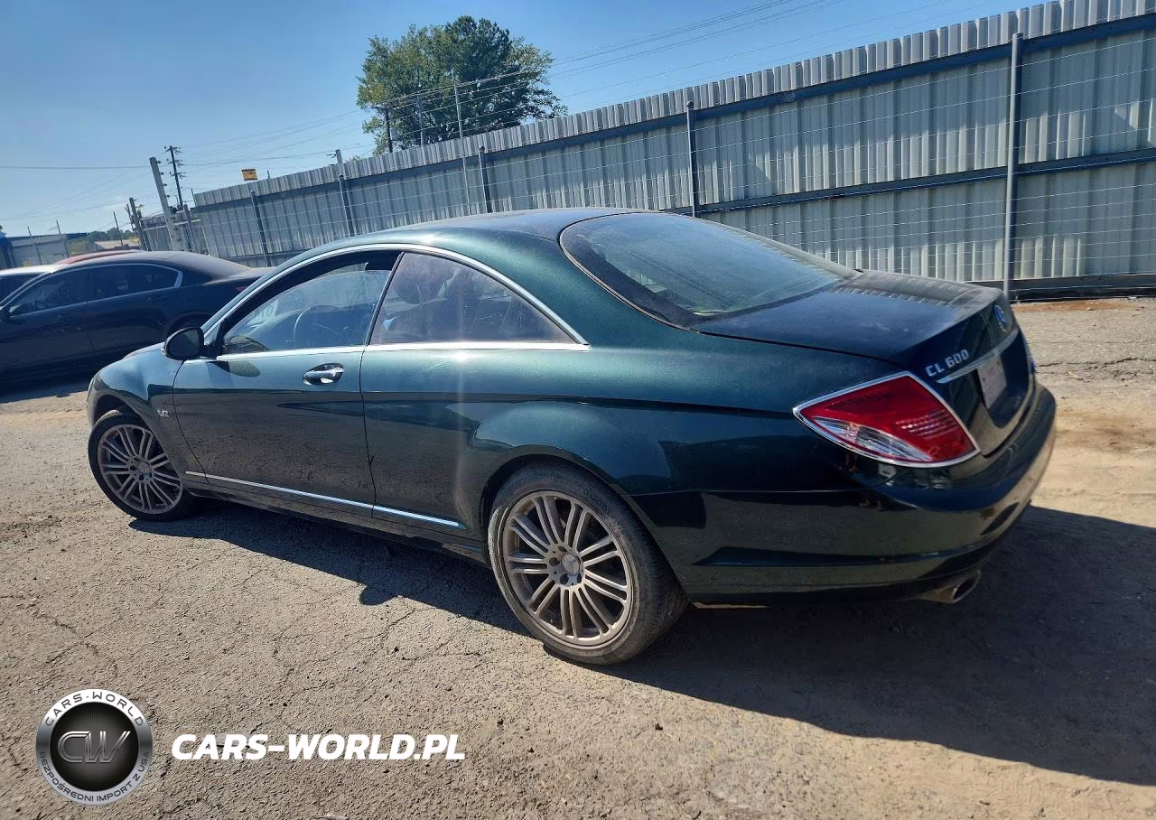2007 Mercedes-Benz Cl 600 VIN:WDDEJ76X17A007145 - 2
