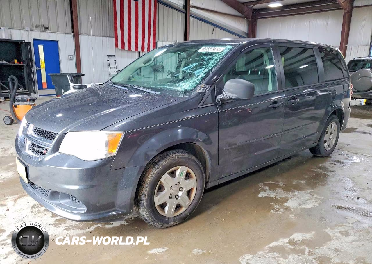 2012 Dodge Grand Caravan Se VIN:2C4RDGBG8CR289458 - 1