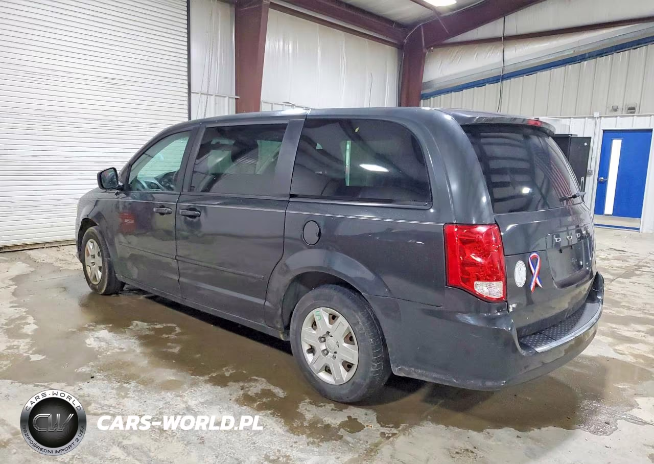 2012 Dodge Grand Caravan Se VIN:2C4RDGBG8CR289458 - 2