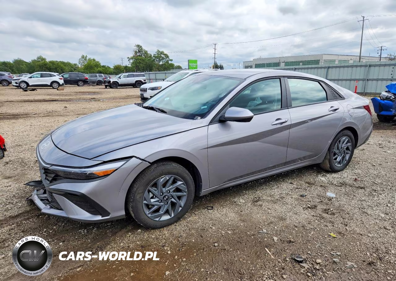 2026 Hyundai Elantra Hybrid Blue VIN:KMHLM4DJ3TU195466 - 1