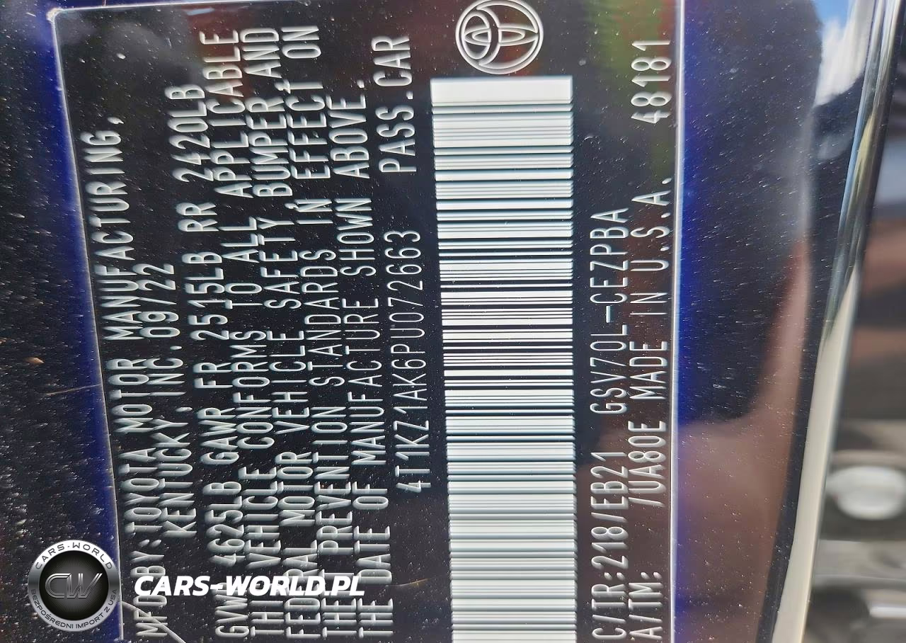 2023 Toyota Camry Trd VIN:4T1KZ1AK6PU072663 - 12