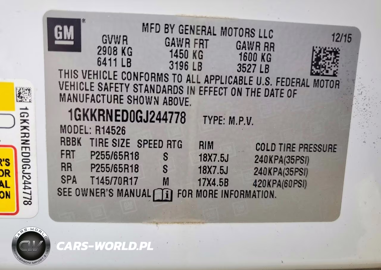 2016 GMC Acadia Sle VIN:1GKKRNED0GJ244778 - 12