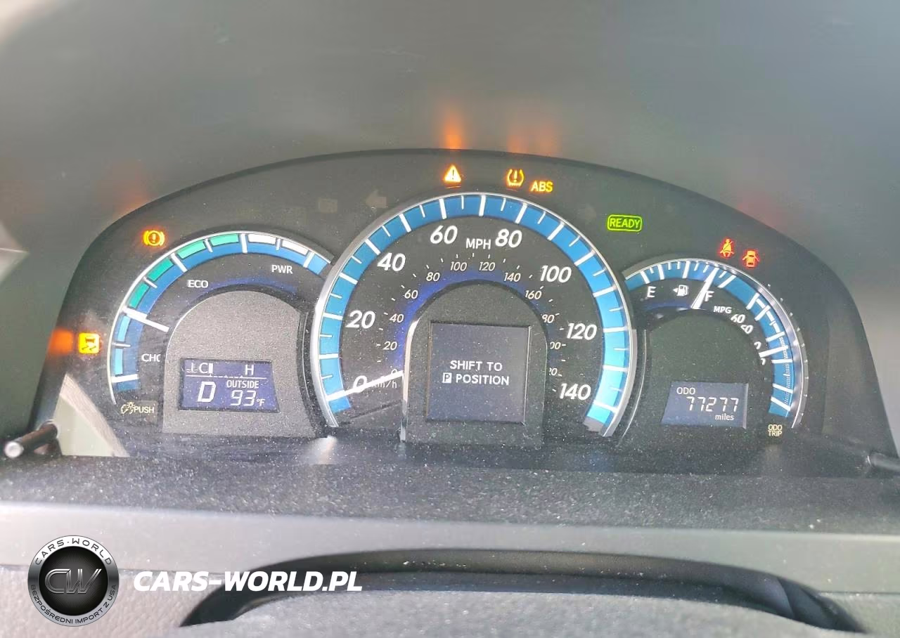 2012 Toyota Camry Hybrid Xle VIN:4T1BD1FK3CU025592 - 9