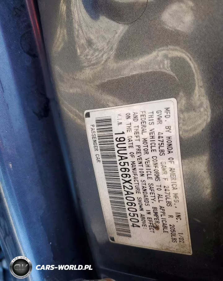 2002 Acura 3.2Tl VIN:19UUA566X2A060504 - 12