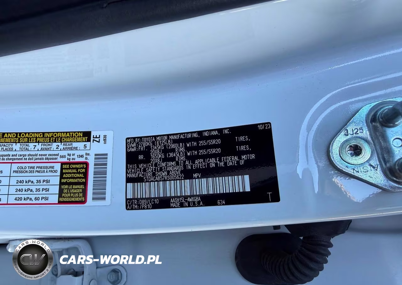 2024 Toyota Grand Highlander Hybrid Limited VIN:5TDACAB57RS005622 - 10