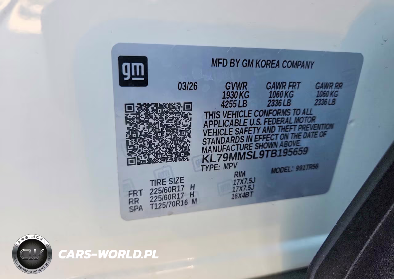 2026 Chevrolet Trailblazer Ls VIN:KL79MMSL9TB195659 - 13