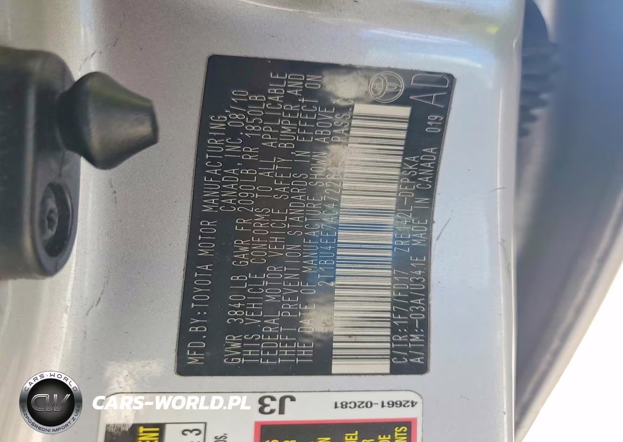 2010 Toyota Corolla S VIN:2T1BU4EE7AC472261 - 12