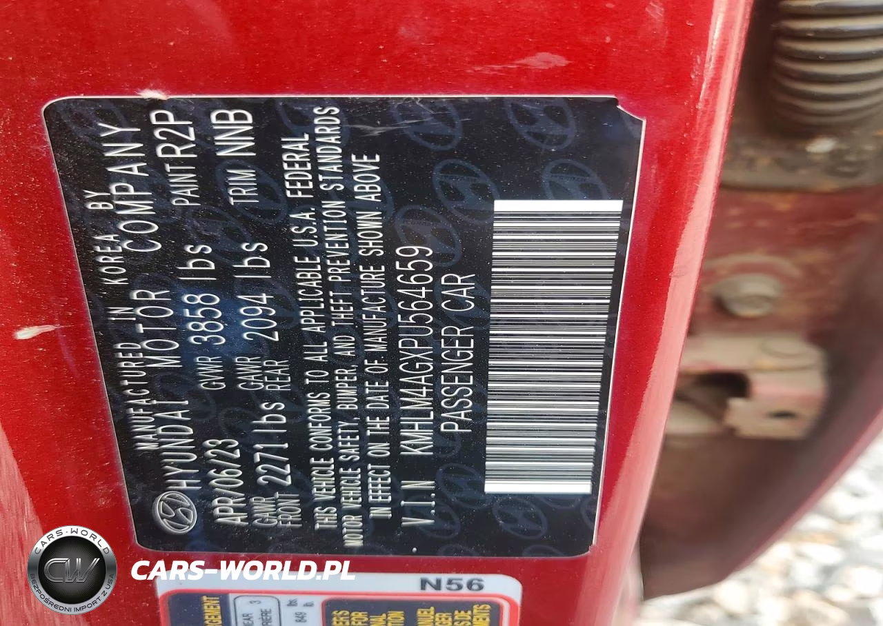 2023 Hyundai Elantra Sel VIN:KMHLM4AGXPU564659 - 12