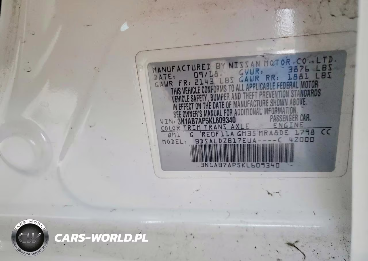 2019 Nissan Sentra Sv VIN:3N1AB7AP5KL609340 - 13