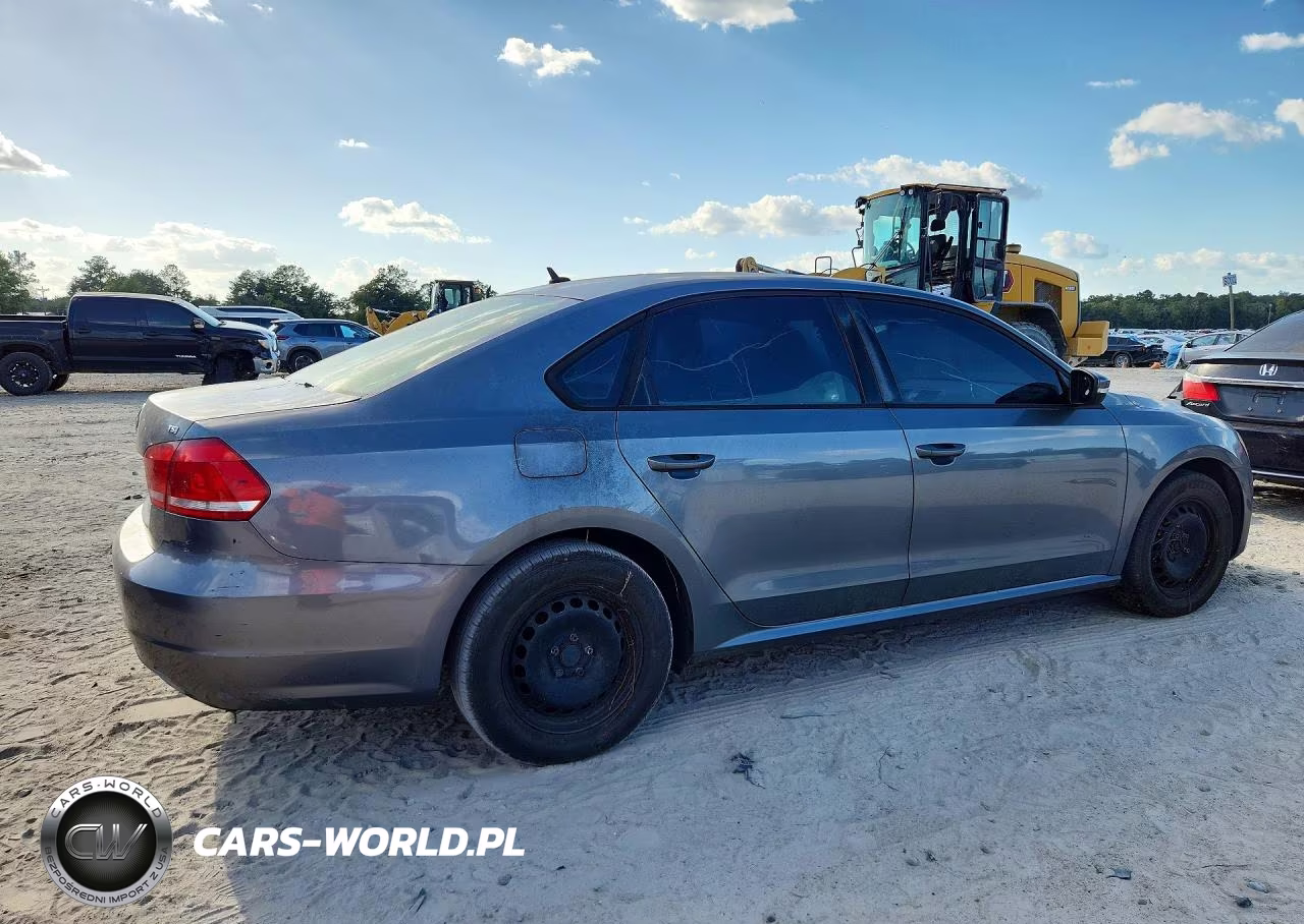2014 Volkswagen Passat S VIN:1VWAT7A36EC076712 - 3