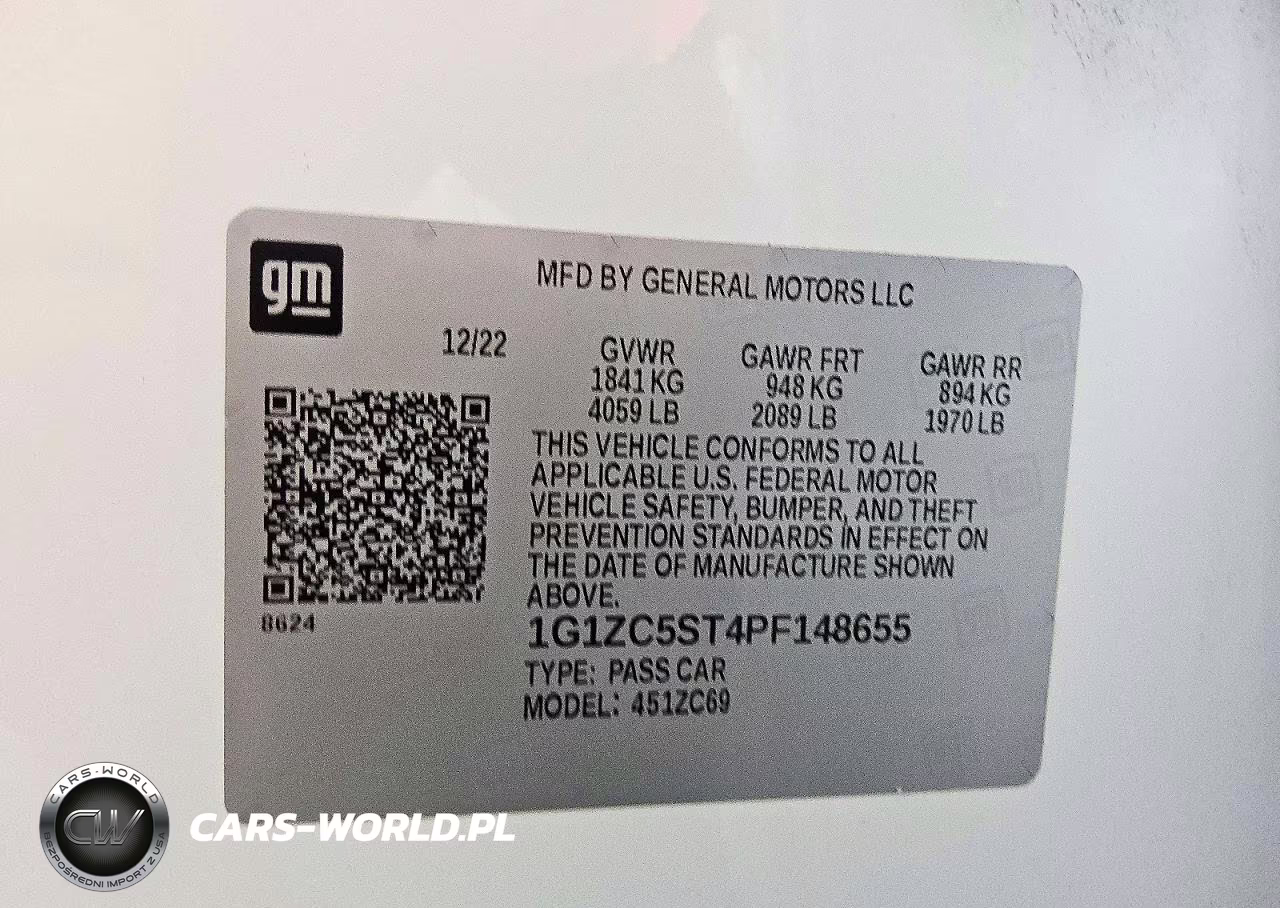 2023 Chevrolet Malibu Ls VIN:1G1ZC5ST4PF148655 - 12