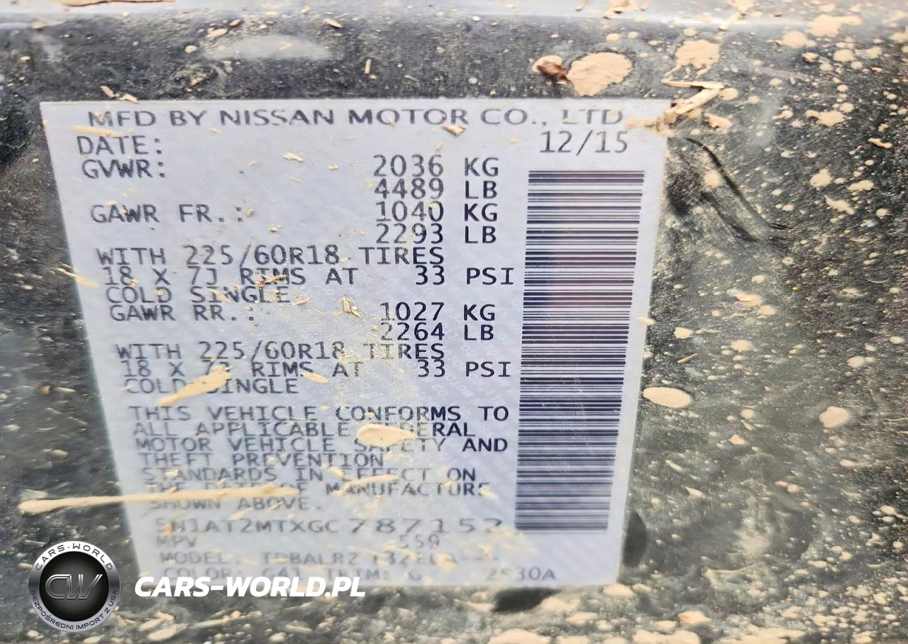 2016 Nissan Rogue Sl VIN:5N1AT2MTXGC787152 - 13