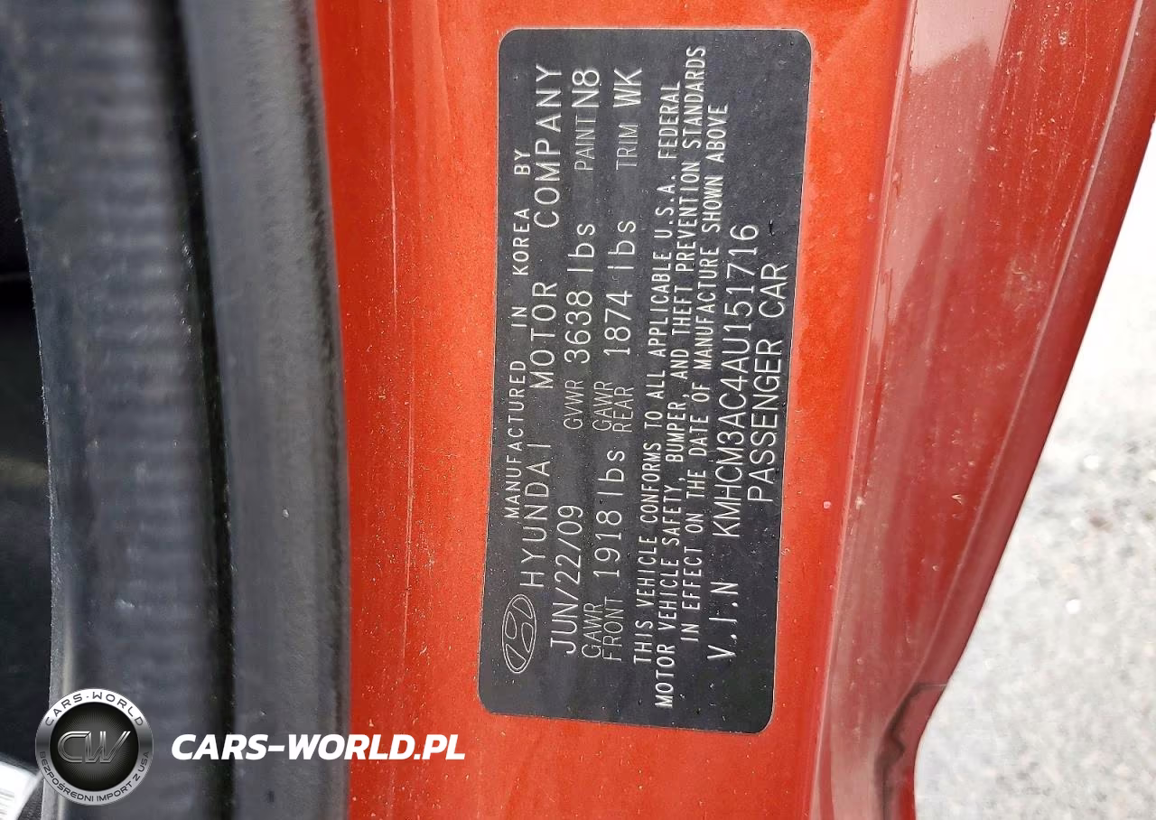 2010 Hyundai Accent Gs VIN:KMHCM3AC4AU151716 - 12