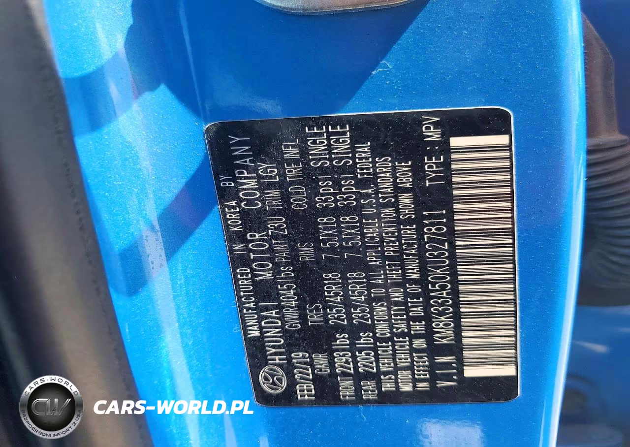 2019 Hyundai Kona Limited VIN:KM8K33A50KU327811 - 14