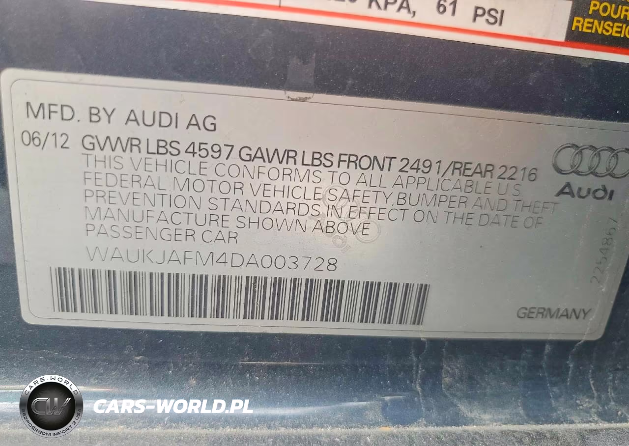 2013 Audi A3 Premium Plus VIN:WAUKJAFM4DA003728 - 14