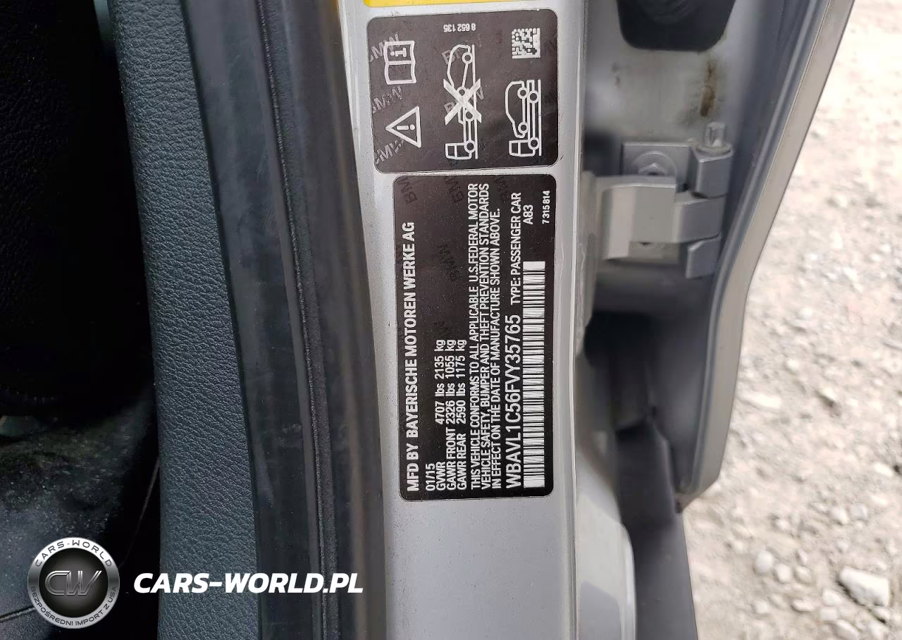 2015 BMW X1 xDrive28I VIN:WBAVL1C56FVY35765 - 14