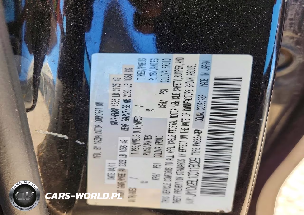 2012 Mazda Mazda5 Sport VIN:JM1CW2BL1C0115029 - 14