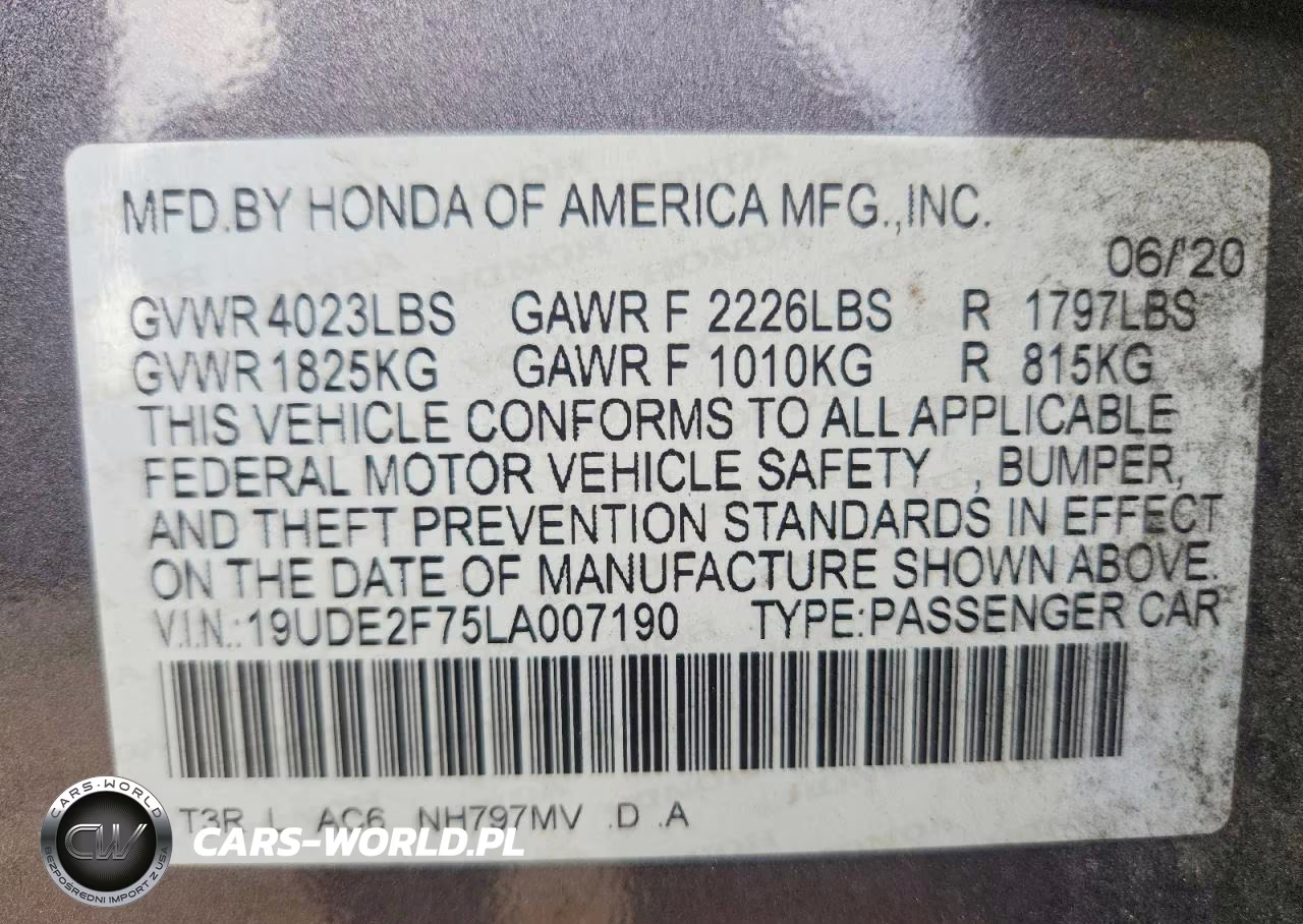 2020 Acura Ilx Premium VIN:19UDE2F75LA007190 - 13